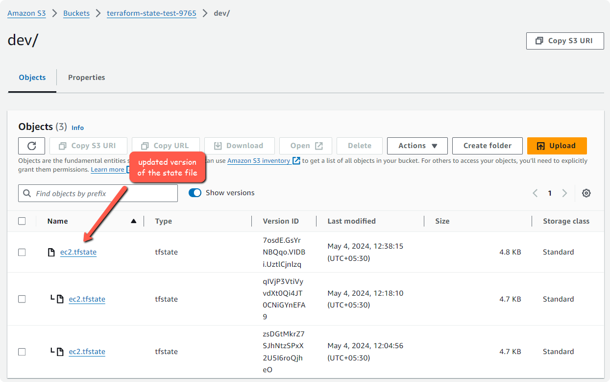 terraform state files
