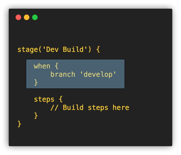 multibranch pipeline condition