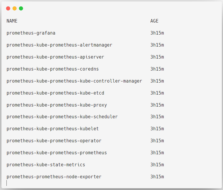 Prometheus operator servicemonitor custom resource