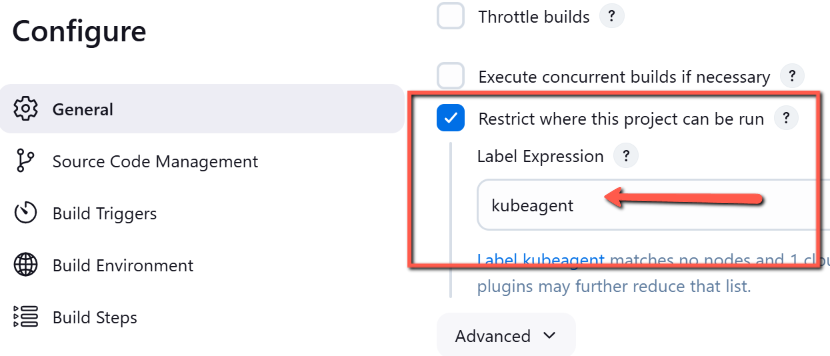 validating docker agent build using Kubernetes Jenkins plugin 