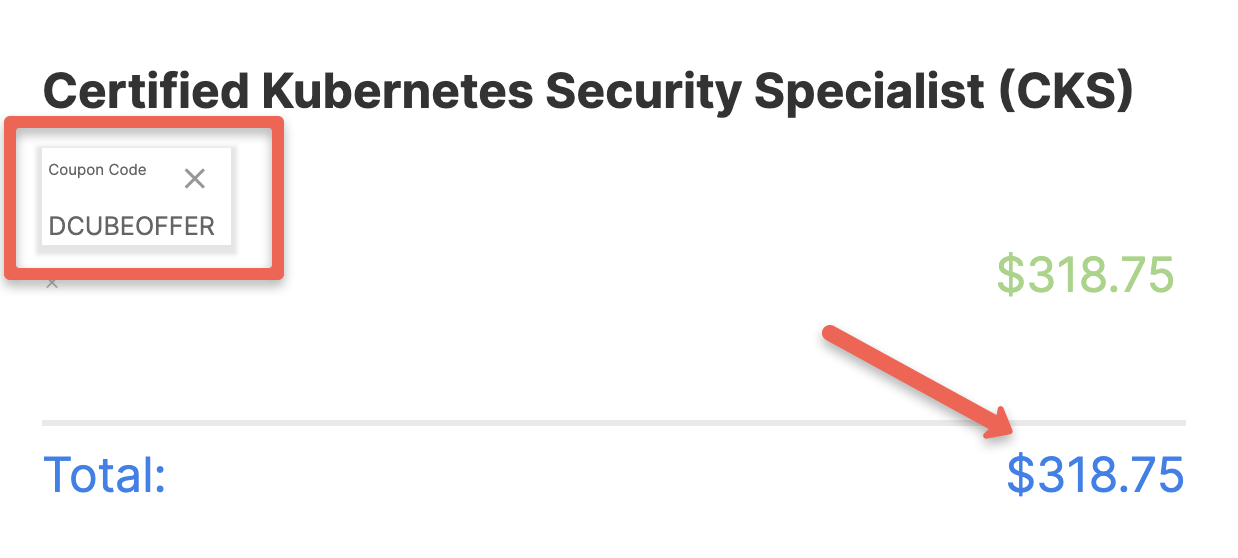 kubernetes certification checkout.