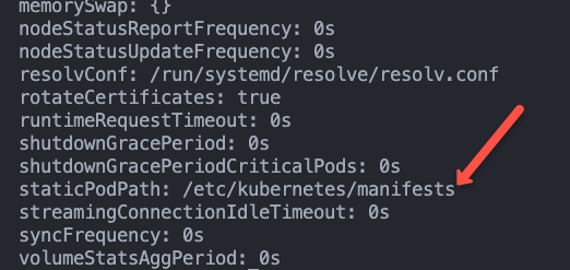 staticPodPath parameter in kubelet config.yaml