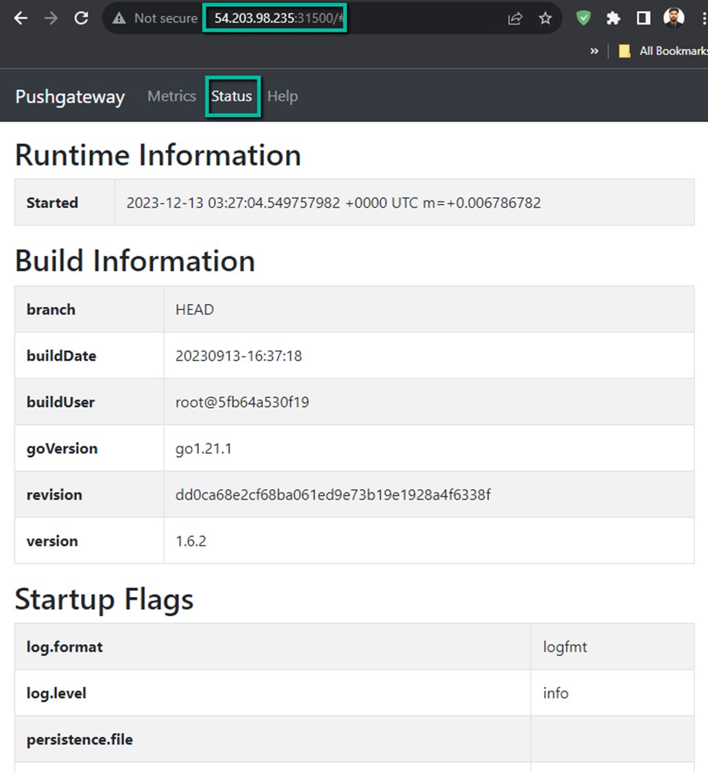 prometheus pushgateway dashboard