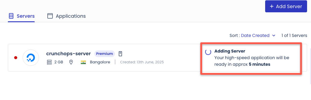 Cloudways Server Provisioning