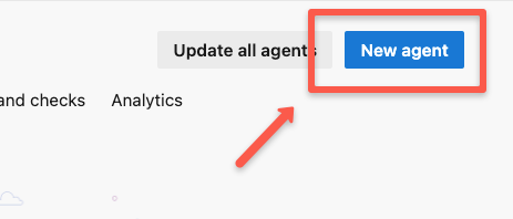 creating agent inside the pool