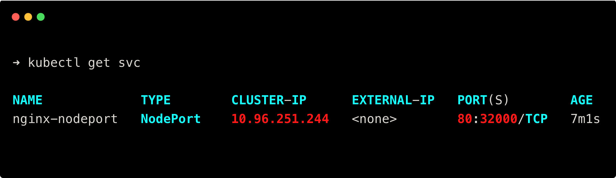 verifying if the service is created