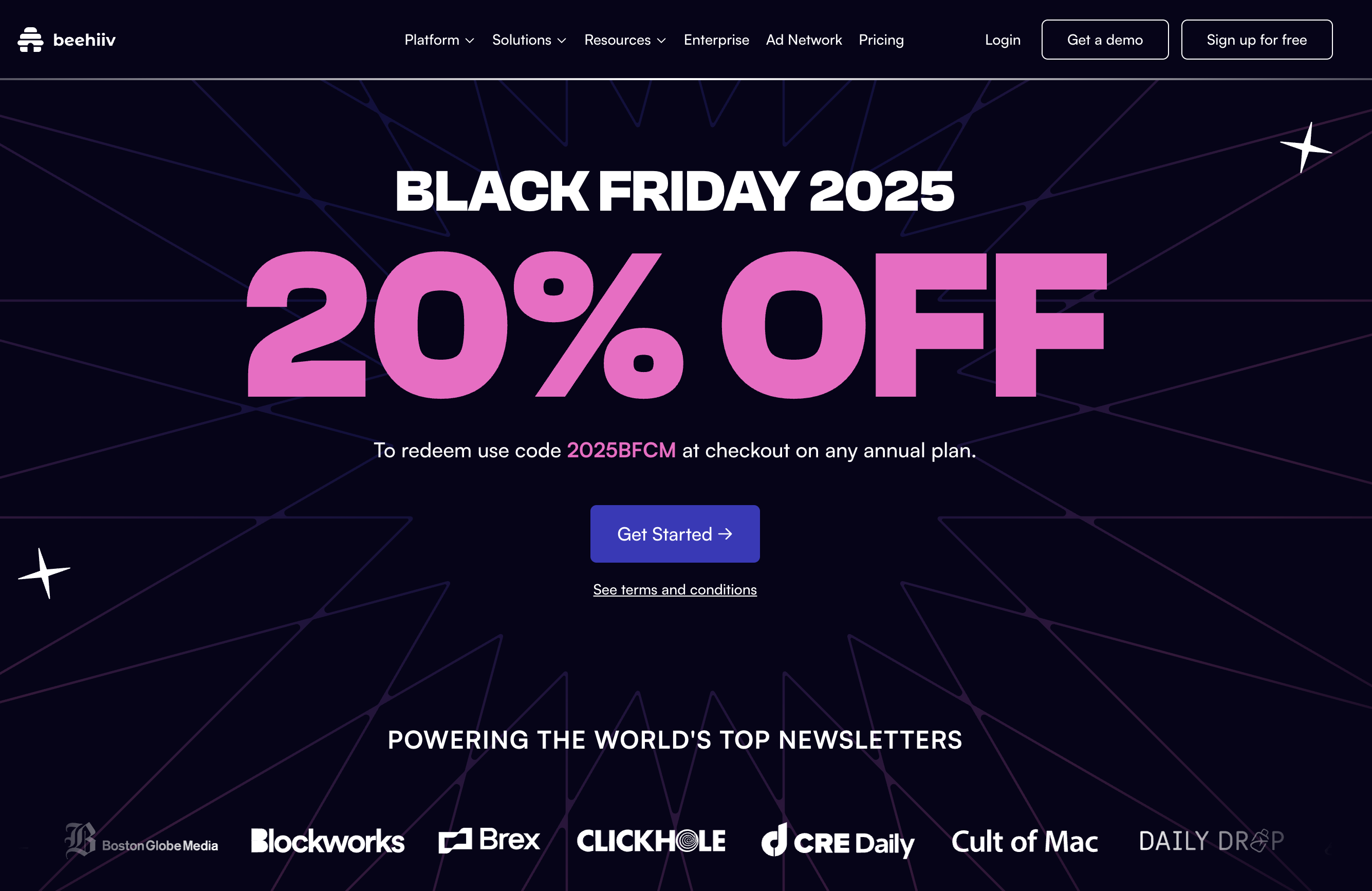 Beehiiv Black Friday Sale