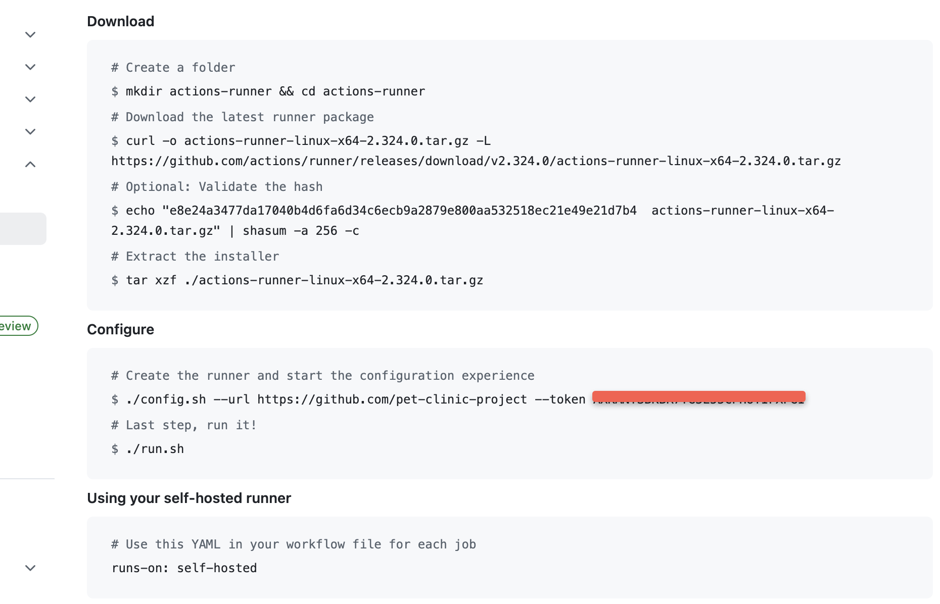 Setup GitHub Actions Self-Hosted Runner On VMs & Containers