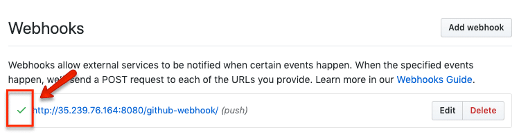 Jenkins - Github Successful webhook delivery
