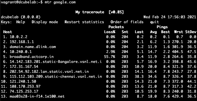 Как узнать ttl в linux