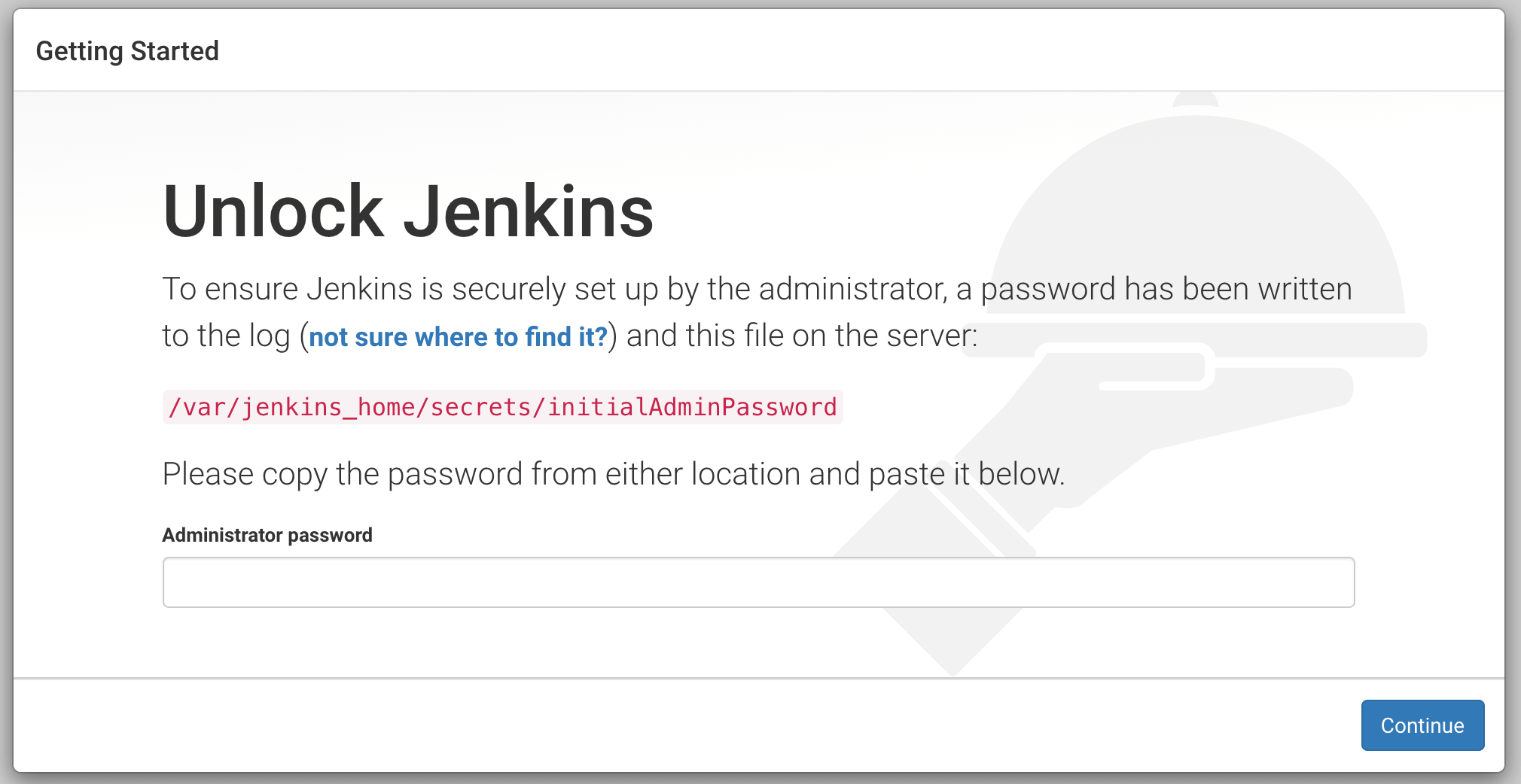Jenkins Kubernetes Initial Password