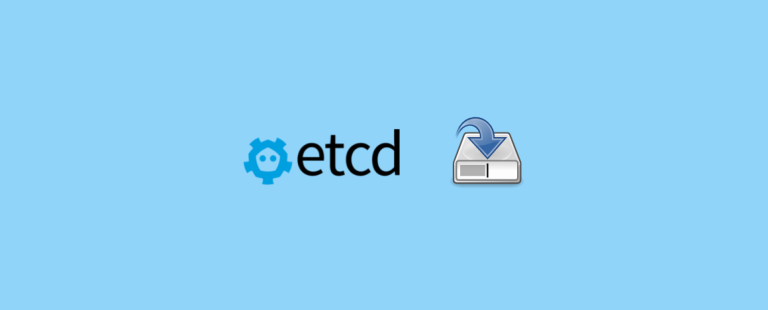 backup etcd and restore it on Kubernetes