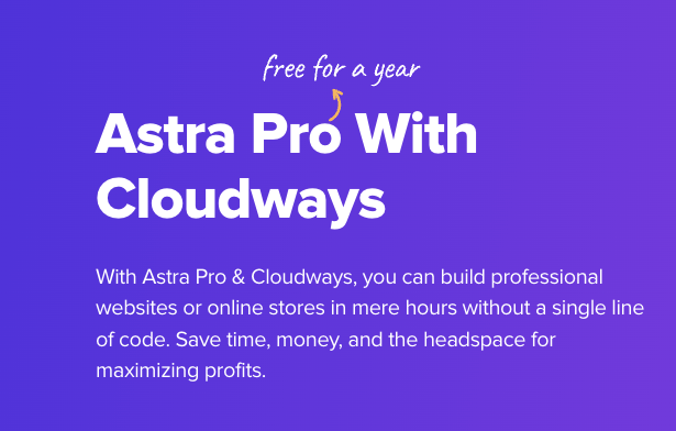 Astra Pro bundle with Cloudways