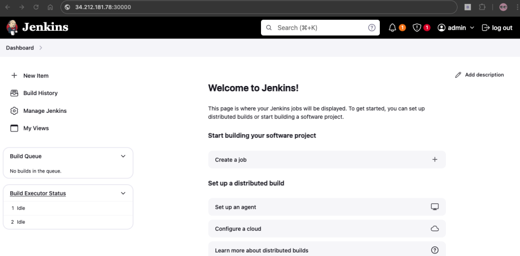 Jenkins Dashboard