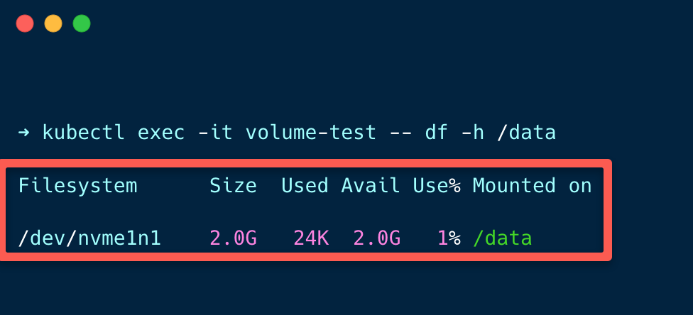 checking if the filesystem size has been changed or not