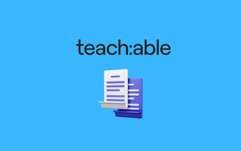 Duplicating Teachable lesson.